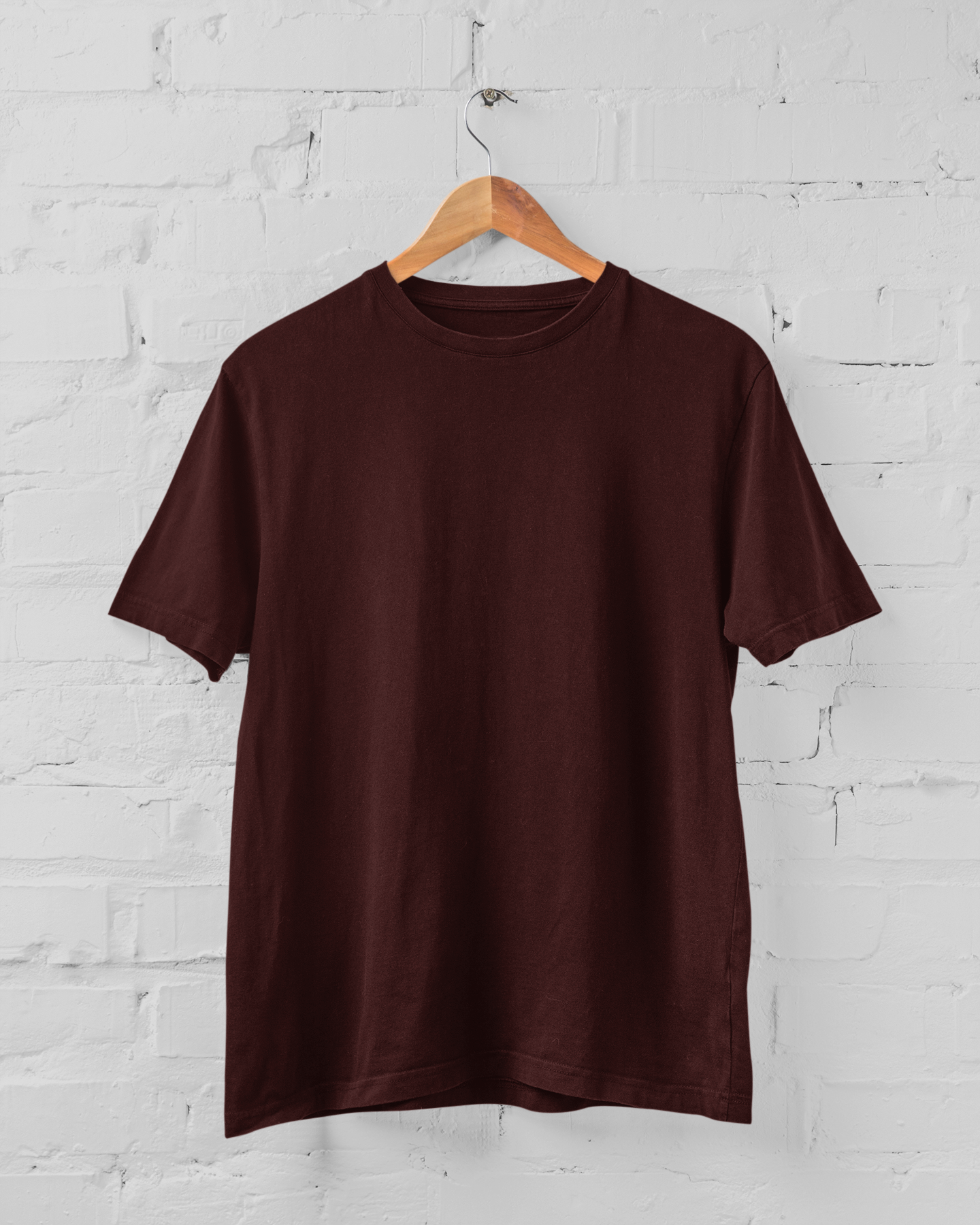 Unisex Supima cotton plus size maroon plain T-shirt for men and women, premium solid color casual tee available in sizes M to 5XL - sigmatrends