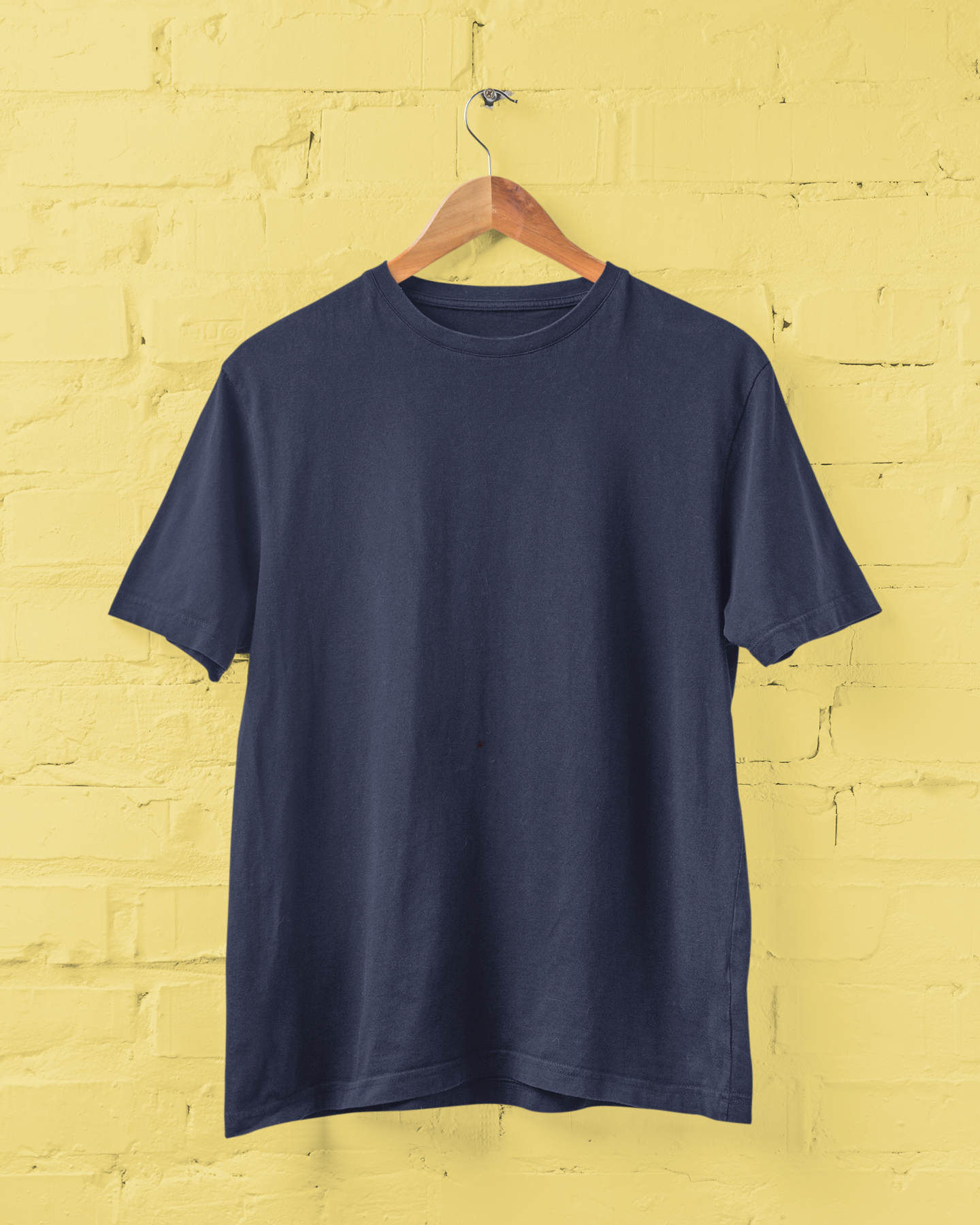 Unisex Supima cotton plus size navy blue plain T-shirt for men and women, premium solid color casual tee available in sizes M to 5XL - sigmatrends
