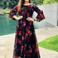 Pretty Georgette with Inner Lining Plus Size Gown - Sigma Trends