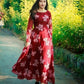 Pretty Georgette with Inner Lining Plus Size Gown - sigmatrends