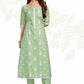 Women's Cotton Blend Plus Size Kurti with Pant - Sigma Trends