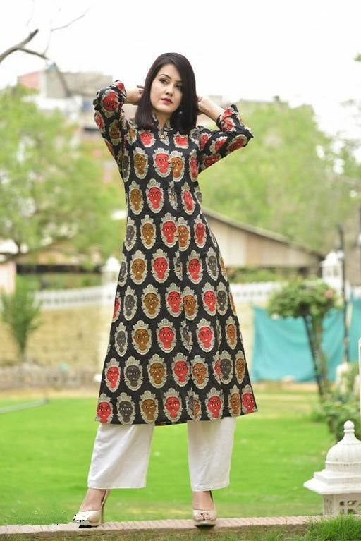 Best cotton kurtis styling tips for plus size women | Latest and Trending  Designs in big size kurtis
